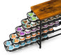 HFHOME Coffee Pod Holder with Wooden Top, Compatible with K-Cups, 5-Tier Coffee Capsule Storage Drawer, 70 Capacity Pods Organizer with 3 Mug Holders, for Home, Office, Kitchen Counter, Black - color: Black-70 Pod