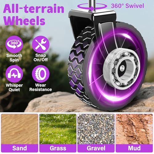 Wagons Carts Foldable,280 LBS Large Capacity Foldable Wagon Cart Collapsible Wagon with Wheels & Drink Holders,Utility Folding Cart for Camping Garden Beach Picinic Grocery Outdoor Shopping(Black) - size: 280LBS
