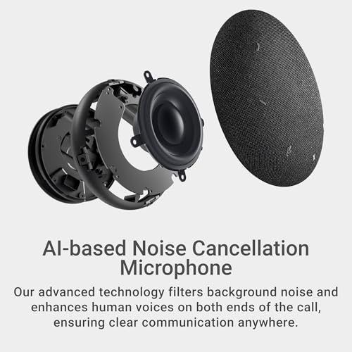 Dell Pro Plus Wireless Speakerphone - SL525 - USB-C, Zoom/Microsoft Teams Certified, Wired/Wireless, Bluetooth 5.3, Omni-Directional, AI-Based Noise Cancellation - style: SL525