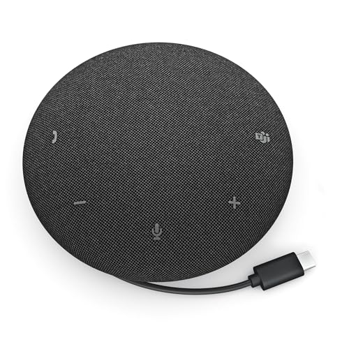 Dell Pro Wired Speakerphone - SP325 - USB-C, Zoom/Microsoft Teams Certified, 4 Omnidirectional Microphones, AI-Based Noise Cancellation Microphones - style: SP325
