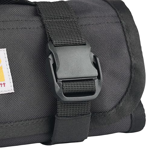 Carhartt Utility Roll Organizer, Durable, Water-Resistant Tool Roll, Black, 16 Pocket - color: Black, size: 16 Pocket
