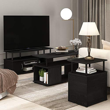 Furinno Jaya End Table, One, Black Wood - color: Black, size: 1-Pack