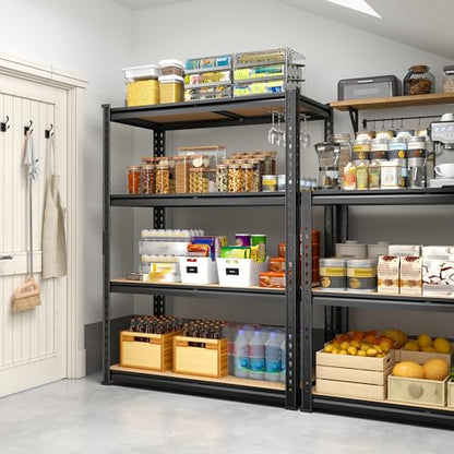 DurayLoly 4-Tier Storage Shelves, 1604LBS Adjustable Pantry Shelves, Metal Shelving Unit for Kitchen, Pantry, Closet, Laundry, Garage, 15.76" D × 31.56" W × 48.06" H - size: 48.06"H × 31.56"W × 15.76"D