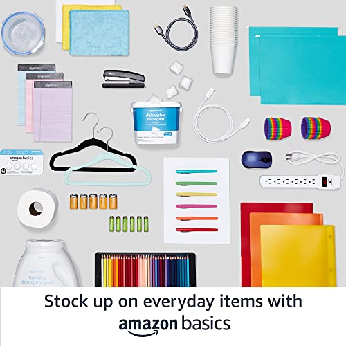 Amazon Basics 4 Cube Wire Grid Storage Organizer, Closet Organizer and Shelves, Stackable, Space-Saving, Easy to Assemble, 14"x14"x14", White - color: White