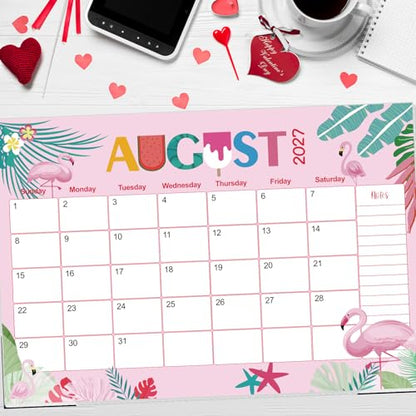 Guasslee Desk Calendar 2026-2029,36 Months Calendar Runs from 2026 Jun. to 2029 May, 17"x11.5" Monthly Desktop/Wall Planner with Thick Paper and Notes for Home School & Office - color: Jun 36month blue, size: 17"x11.5"