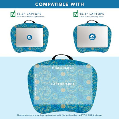 LAPGEAR MyStyle Lap Desk – Starry Blue, Fits 15.6” Laptops - color: Starry Blue