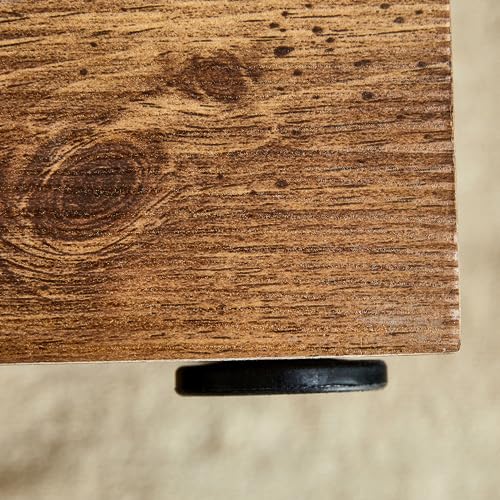 39" Rectangular Compact Coffee Table,Small Cube End Table,Modern Side Table with Stylish Wood Grain Pattern,Minimalist Accent Table for Living Room,Office,Apartment,Nightstand(Log Wood,39") - color: Log Wood,39"