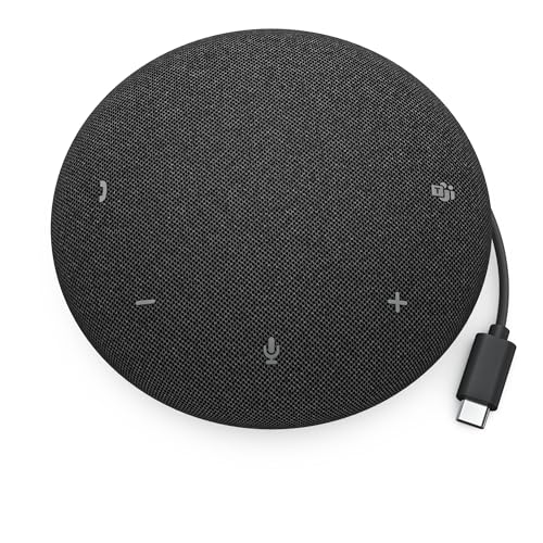 Dell Pro Wired Speakerphone - SP325 - USB-C, Zoom/Microsoft Teams Certified, 4 Omnidirectional Microphones, AI-Based Noise Cancellation Microphones - style: SP325