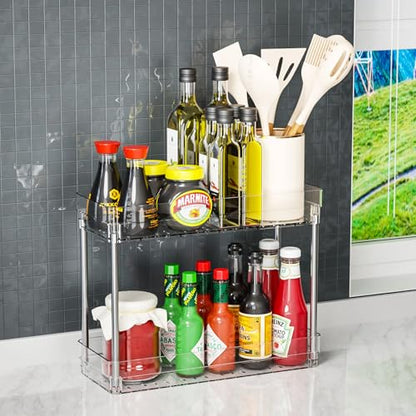 Clear 4 Tier Slim Rolling Storage Cart with Wheels,6.3″W Thin Shelf,Bathroom Storage Cabinet,Skinny Laundry Cart,Narrow Laundry Room Cart Between Washer and Dryer,Skinny Shelves for Small Space - style: 4 Tier