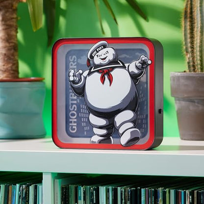 Numskull Ghostbusters Stay Puft Lamp Wall Light - Ambient Lighting Gaming Accessory for Bedroom, Home, Study, Office, Work - Official Ghostbusters Merchandise - color: Yellow