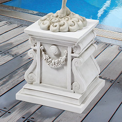Design Toscano NG314100 Statuary Garden Base Riser, Large, Classic Plinth - size: Large, style: Classic Statuary