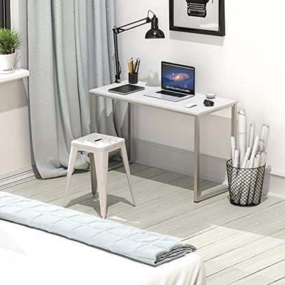 SHW Mission 32-Inch Home Office Computer Desk, White - color: White, size: 32-Inch