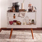 Boahaus Coventry Coffee Bar Cabinet with Drawer and Open Shelves – Space-Friendly Coffee Station Table
