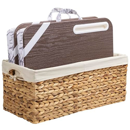LAPGEAR Designer Lap Desk – Hummingbird Toile, 2-Pack with Storage Basket - color: Hummingbird Toile, size: 2-Pack + Basket