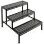 3 Tier Metal Plant Stand, Ladder Flower Pot Holder Plant Stands, Tiered Plant Stand Outdoor Storage Organizer Rack for Home Garden Patio Balcony
