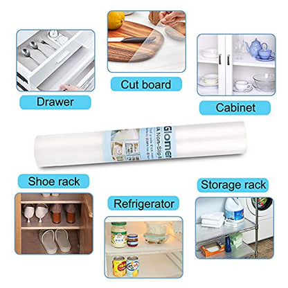 Shelf Liner, Non-Slip Cabinet Liner, Washable Oil-Proof for Kitchen Cabinet, Shelves, Refrigerator, Storage, Desks, 36 Inches x 20 FT, Non Adhesive Drawers Liner… (36 Inches x 20 FT, Thickened) - size: 36"W x 240"L