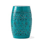 Christopher Knight Home Ruby Outdoor 12" Iron Side Table, Teal - color: Teal