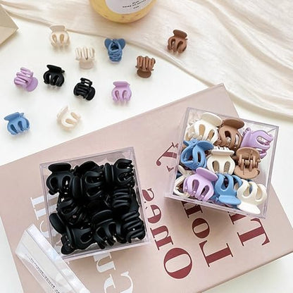 KissYou Small Acrylic Box Clear Boxes with Lid Acrylic Square Cube for Display Jewelry Storage Contanier Party Decorative Box - size: 2.17 x 2.17 x 1.77 Inch
