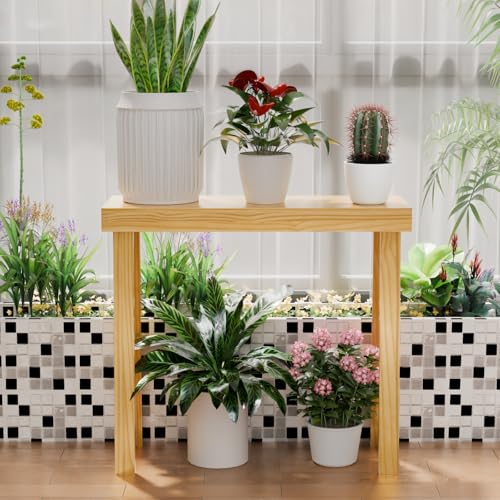 VINGLI 35.4" Solid Wood Console Table, Narrow Entryway Table, Skinny Sofa Table Behind Couch, for Living Room, Entrance, Hallway, Foyer, Bedroom, Office, Oak - color: Natural Wood, size: 35.4