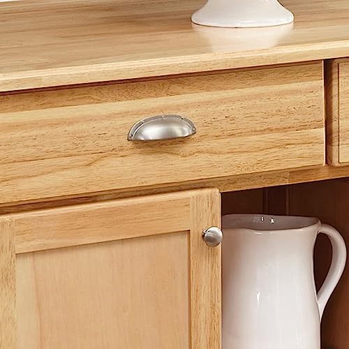 Homestyles General Line Natural Wood Mobile Kitchen Cart - style: Classic