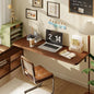 Dogsky 48" x 16" Floating Wall Desk, Fold Down Wall Table - 300 lbs Heavy Duty Solid Pine Wall Mount Folding Desk for Home Office, Laundry Room, Kitchen & Small Apartment, Walnut - color: Walnut, size: 48'' x 15.7'' x 8.3''