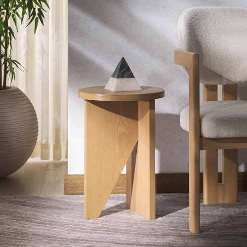 SAFAVIEH Couture Collection Bonaclara Natural 2-Leg Accent Table - color: Natural