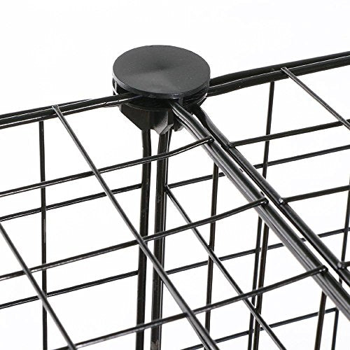 Only Garment Racks Metal Wire Storage Cubes, Modular Shelving Grids, Mini Grid Clothes Organizer, 3-Foot by 4-Foot, Ideal for Kitchens, Retail Shops, Play Rooms, Florists