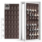 WVM Over the Door Shoe Organizer with 35 Breathable Mesh Pockets, Hanging Shoe Organizer for Door with 4 Metal Hooks, Large Capacity Closet Storage for Shoes, Accessories - style: Coffee