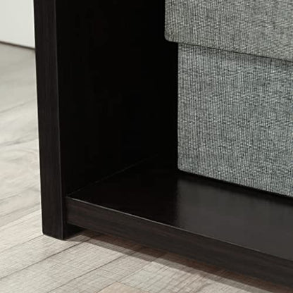 Sauder Beginnings 3-Shelf Bookcase, Bookshelf with Adjustable Storage Shelves, in Med Wood Finish - color: Cinnamon Cherry