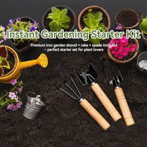 Plant Caddy with Hidden Wheels 10 Inch Heavy Duty Rolling Plant Stand, Indoor Outdoor Plant Saucer Tray with $9.9 Garden Tools (Beige) - size: 10 Inches (Beige)