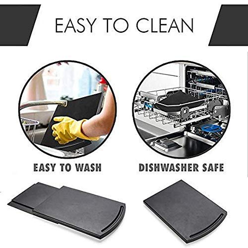 HauSun Handy Sliding tray Sliding Tray Mat for Coffee Maker,Kitchen Appliance Moving Caddy,Countertop Stoage for Air Fryer, Blender, Stand Mixer,Food Processors,2 Sets - size: 2 sets