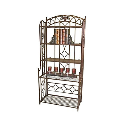 5-Tier Iron Indoor/Outdoor Bakers Rack