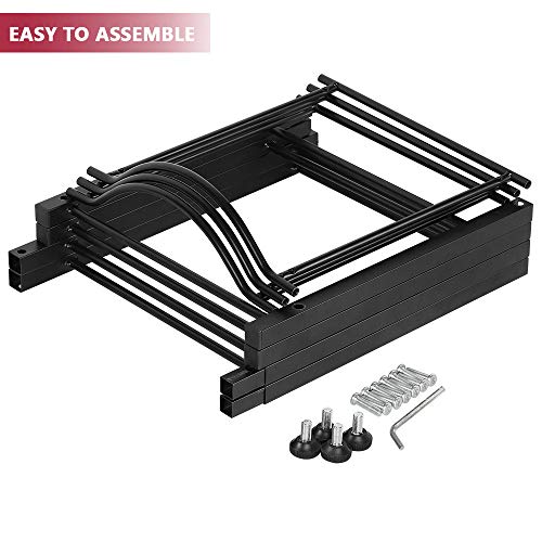 Water Bottle Storage Organizer - 5 Gallon Jug Holder Rack, 3-Tier Stackable Dispenser Stand for Office, Kitchen, Lobby, Foyer - Black - color: 3-Tier Black
