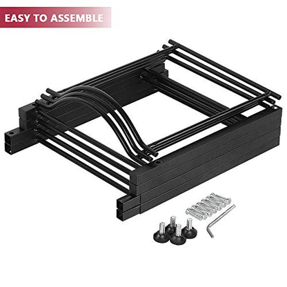 Water Bottle Storage Organizer - 5 Gallon Jug Holder Rack, 3-Tier Stackable Dispenser Stand for Office, Kitchen, Lobby, Foyer - Black - color: 3-Tier Black