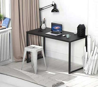 SHW Mission 40-Inch Home Office Computer Desk, Black - color: Black, size: 40-Inch