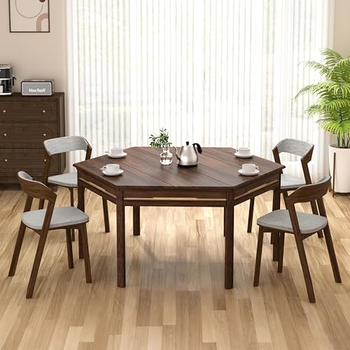 Yardenaler Board Game Table with Removable Table Top, Gaming & Dining Table for 4 to 6 Players,Includes Leatherette Play Mat, Detachable Sliding Cup Holders & Detachable Sliding Trays - size: 31.1” L x 31.1” W x 30.1” H