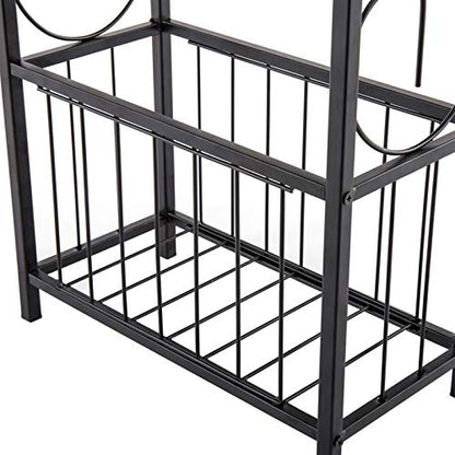 Vasitelan End Table,Industrial Retro Small Side Table for Small Spaces Living Room Bedroom Kitchen and Office (Coffee) - color: Coffee