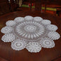 Damanni Cotton Handmade Crochet Lace Tablecloth Doilies Doily,Round,White,39 Inch - color: White, size: 39" (Round)