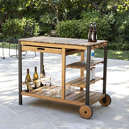Murcott Outdoor Bar Cart
