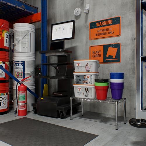 14" Deep x 30" Wide x 14" Height Wire Shelving Kit | 1-Tier | NSF Commercial Storage Rack Unit - size: 14" Deep x 30" Wide