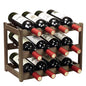 Bamboo Wine Rack, Sturdy and Durable Wine Storage Cabinet Shelf, Wine Racks Countertop for Pantry - 3 Tiers 12 Bottle Wine Rack, Moca - color: 3 Tier Moca