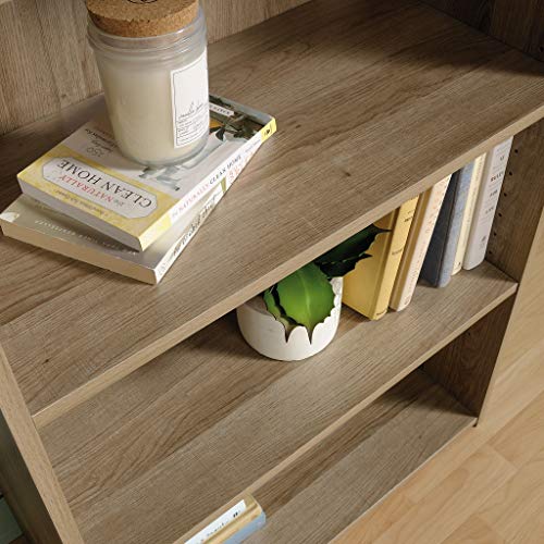 Sauder Beginnings 3-Shelf Bookcase, Bookshelf with Adjustable Storage Shelves, in Summer Oak - color: Summer Oak