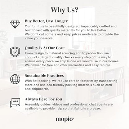 mopio Ted Solid Wood Nightstand with Charging Station, Mid Century Modern Storage Night Stand, Small Side Table Drawer, Bedside, End Table USB C & USB A Ports (Single) - size: Single
