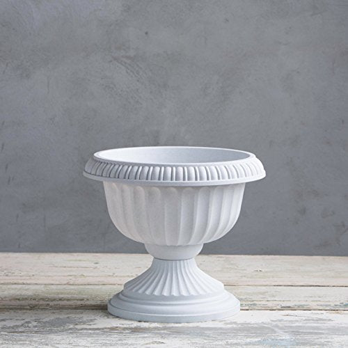 Root & Vessel, Grecian Urn Planter, Stone, 12" - color: Stone, size: 12-Inch