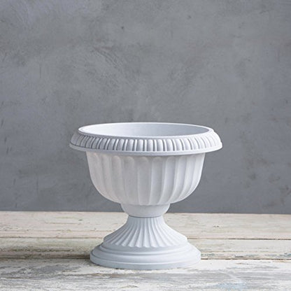 Root & Vessel, Grecian Urn Planter, Stone, 12" - color: Stone, size: 12-Inch