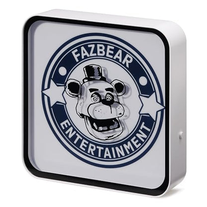 Numskull Official Five Nights at Freddy's Desk Lamp Wall Light for Bedroom, Office, Home, Study, Work - Perspex Material - Official FNAF Merchandise - color: FNAF