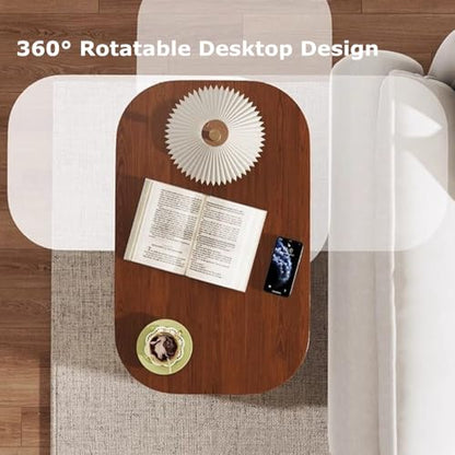Side Table - C-Shaped End Table, Small Side Table for Couch, Sofa Bed Bathroom Study TV Tray C Shaped End Table Food Snack Trays for Eating (Adjustable) - style: Adjustable