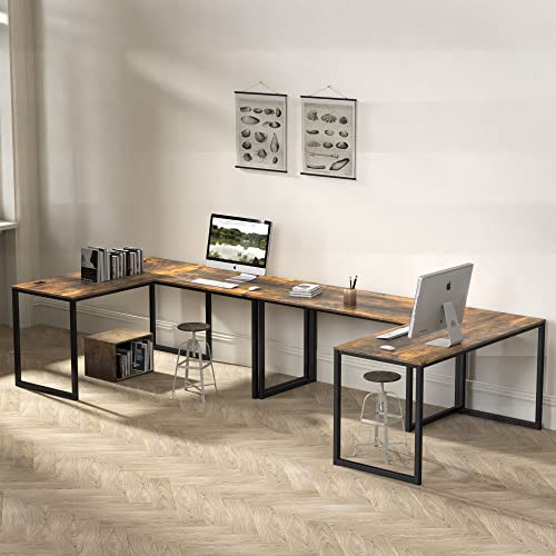 SHW Mission 48-Inch Home Office Computer Desk, Rustic Brown - color: Rustic Brown, size: 48-Inch