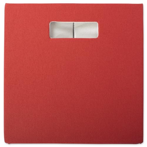 DII Poly-Cube Storage Collection Hard Sided, Collapsible Solid, Large, Rust - color: Rust, size: Large Square, 13x13x13"