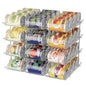 LXLXXL Can Organizer for Pantry Canned Food Storage Goods Holders 4 Tier | Automatic Rolling,Clear Acrylic Can Storage Rack,Sturdy and Stackable,for Fridge Cabinet Pantry Kitchen desktop Storage - size: 4Tier*3